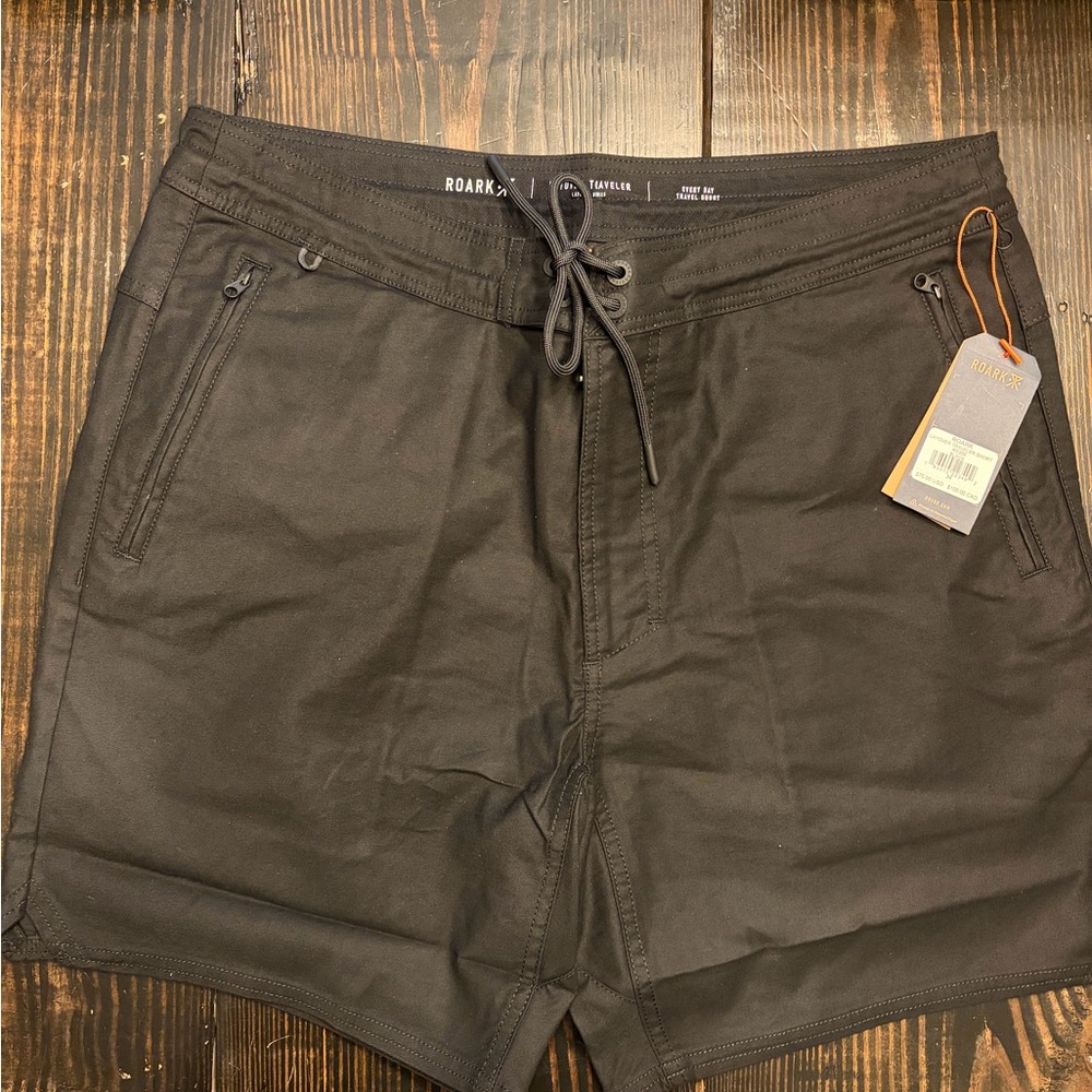Roark Black Layover Traveler Shorts